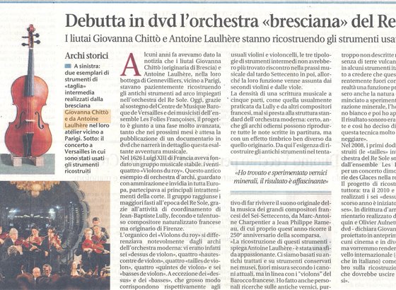 Giornale di Brescia - Aprile 2014
